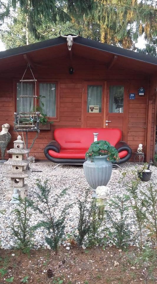 Chalet Op Een Rustig Park In De Natuur Putten Extérieur photo